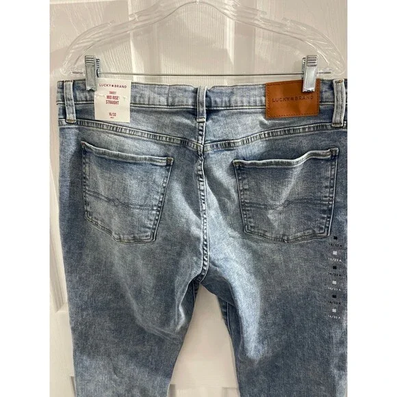 Lucky Brand Women's Sweet Mid Rise  Straight Leg Jeans Size 16 New With Tags - Picture 7 of 10